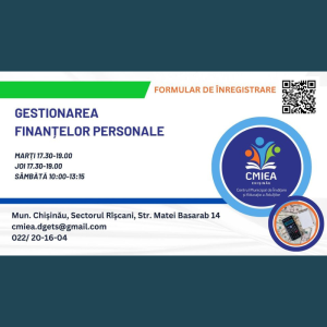 Înregistrarea la cursurile de dezvoltare personală și profesională